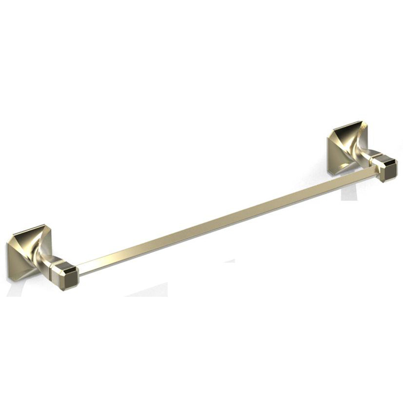 24 Inci Single Pole Bathroom Metal Towel Rack