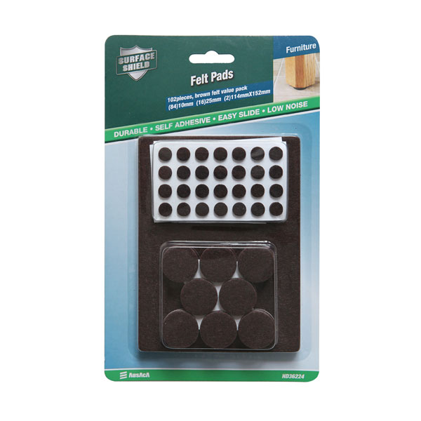 Coklat Felt Foot Pads