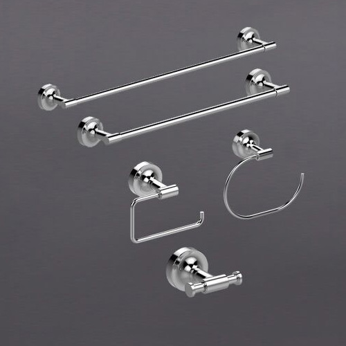 Kit Aksesoris Kamar Mandi Chrome Plated